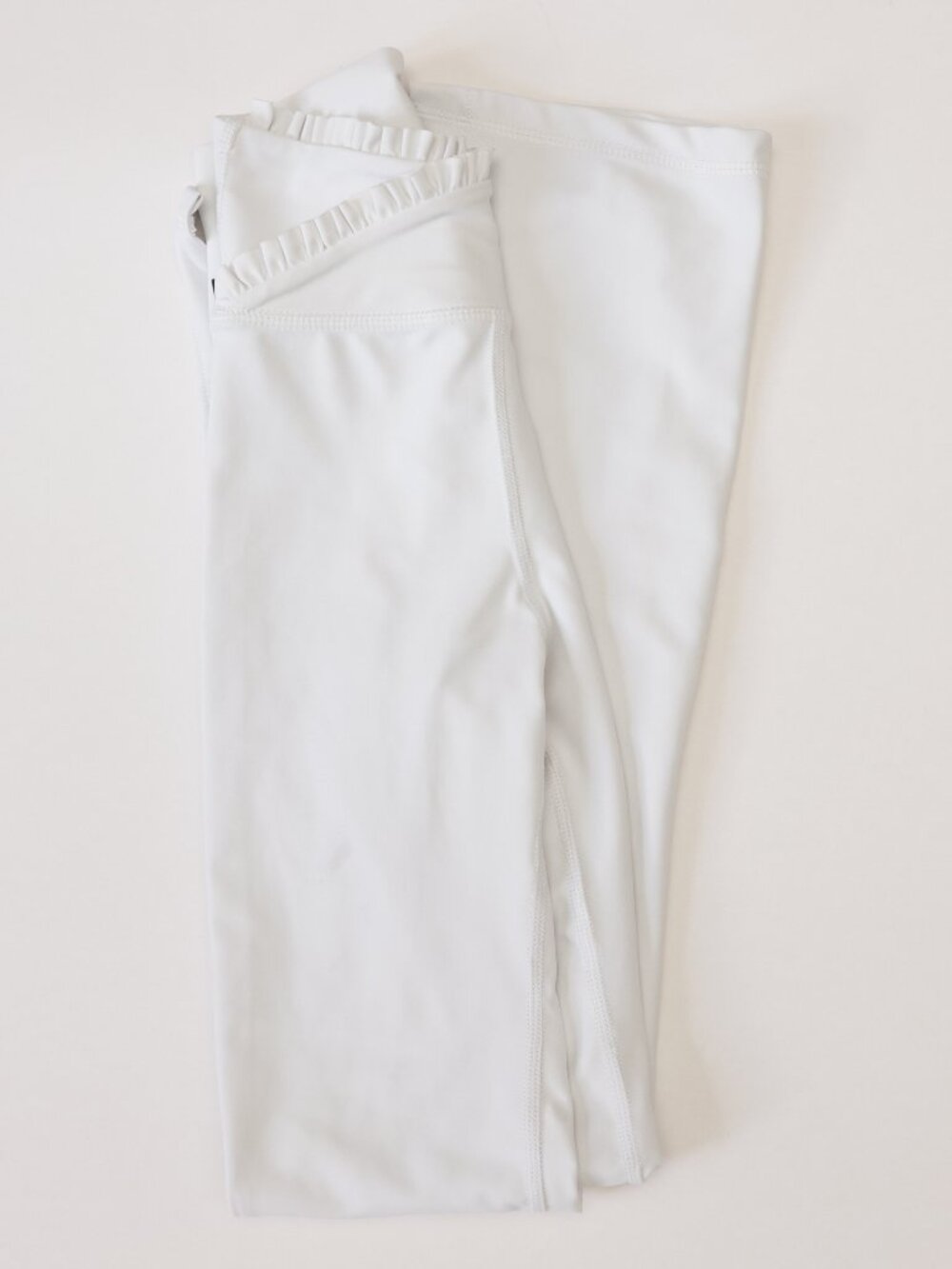 Tiger Friday Ruffle Leggings Child's L in white GUC